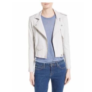 Iro Lambskin Leather Moto in ‘Ashville’